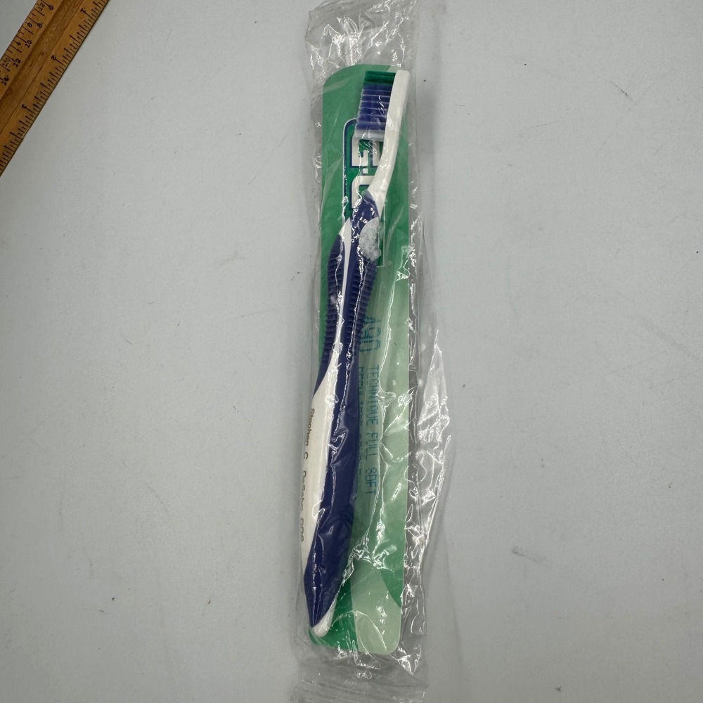 GUM Technique Full Soft Toothbrush‎ 490 Blue Personalized NEW